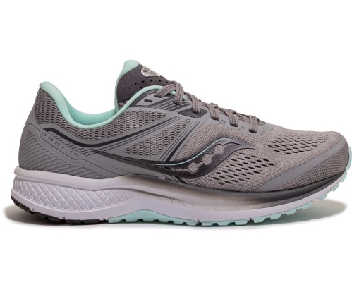 Tenis Saucony Omni 19 Wide Mujer Zapatillas Running Alloy / Sky México MX-132-AK
